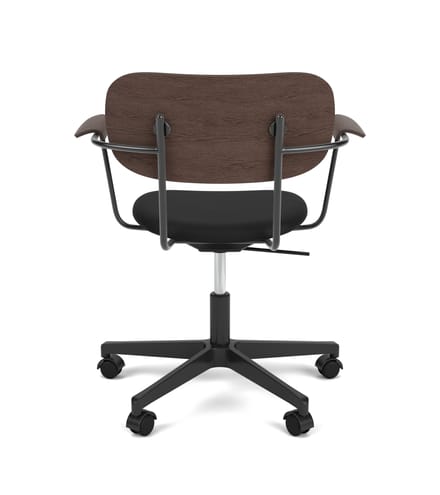 Audo Co Task Chair met armleuningen Zitkussen - sierra 1001 black