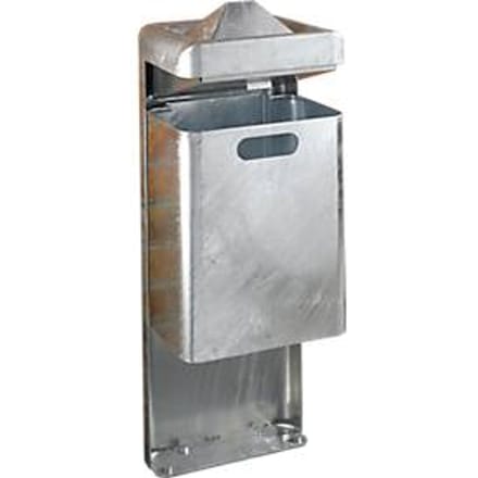 Staande asbak-/afvalcombinatie, 35 l, gegalvaniseerd