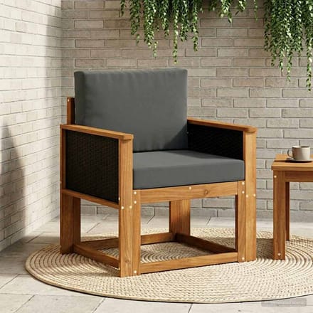 vidaXL - Buiten - Midden - Sofa - Massief - Acacia - Hout - Naturel