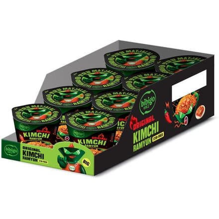bibigo Original Kimchi Ramyun Cup, 8 x 98 g