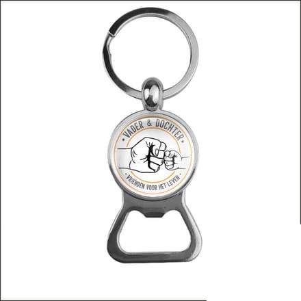 Bieropener Glas - Vader & Dochter