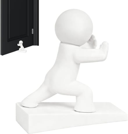 Leuke deurstop - Antislip wig - Deuren open houden - Creatief vormontwerp - 12.2 x 12 x 12 cm - A