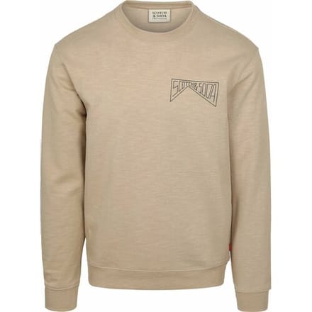 Sweaters Scotch &amp; Soda Sweater Logo Beige