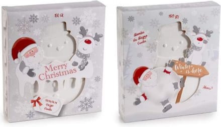 Kerstman badbruis - Kerst Bath Bomb - Vanille geur - set van 2 - Merry Christmas - Winter is here