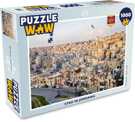 Puzzel Stad in Jordanië - Legpuzzel - Puzzel 1000 stukjes volwassenen