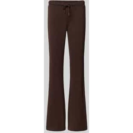 flared sweatpants van puur katoen
