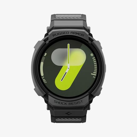 Spigen Rugged Armor™ Pro case voor de Samsung Galaxy Watch 9 / Watch 8 (44 mm) - Matte Black