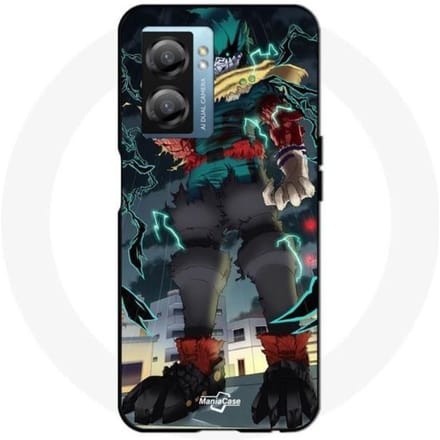 Coque - Maniacase - Realme V23 - Izuku Midoriya - Silicone - Souple noir