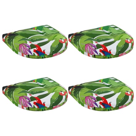 vidaXL - 4-Piece - Zitkussens - 4 - st - 100% - Polyester - Meerkleurig