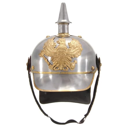 vidaXL - Pickelhaube - Germaans - replica - LARP - staal - zilverkleurig