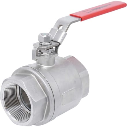 Rp 2'' Binnendraad 2-weg RVS Kogelkraan 2-delig 69 bar RTFE - TamesonPRO 1111-200