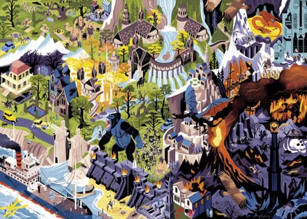 Heye puzzel Peter Jackson Films 1000 stukjes Movie Masters.