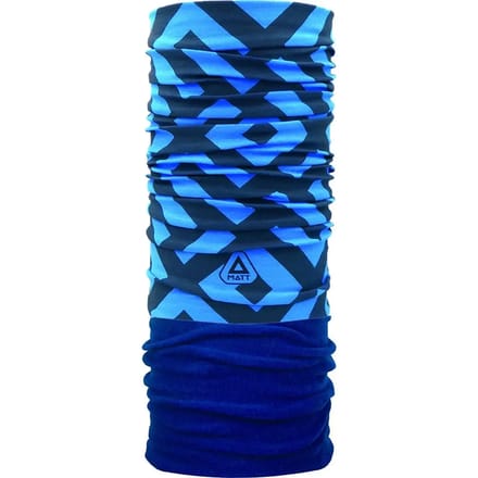 Matt Coolmax Polartec Nekwarmer Blauw