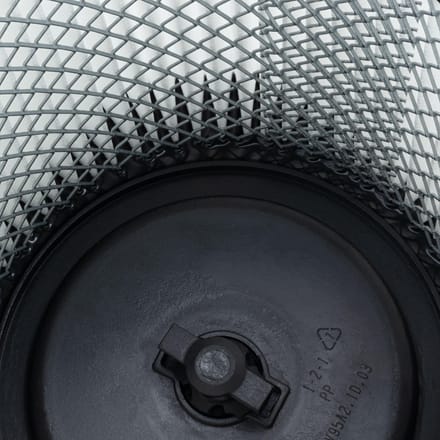 Rosfix Wasbaar Luchtfilter Vervanging - Polyester met Metaalgaas - Ø14×15,5cm Ø10cm - Geschikt voor Parkside