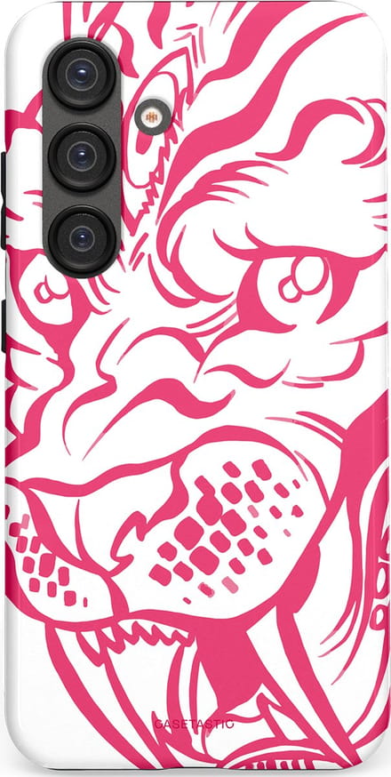 Casetastic Hoesje Geschikt voor Samsung S25 - Stijlvolle Beschermende Duo-layer Case - Scherpe Strepen