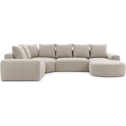 U-bank Monteri links bouclé modulair | NADUVI Collection