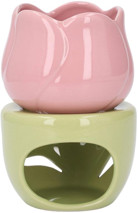 Dailygoods- Geurlamp Multifunctioneel - Aromabrander - Kaarsenhouder - Keramiek - Antislip - Compact en Draagbaar