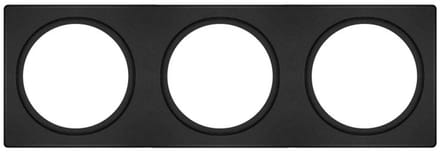 Ledvance Onderdeel | spot frame d68 100x300 3x d68 bk