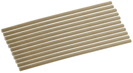 Set van 500 bruine papieren rietjes 21 cm Fackelmann Nature