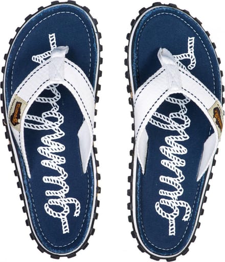 Gumbies - Teenslippers Dames - Rope Nautical - Blauw/wit - Maat 41