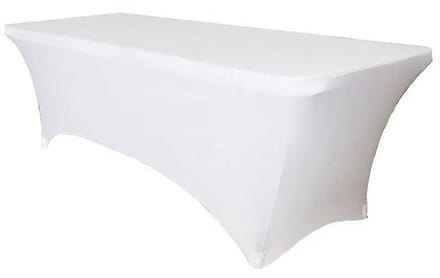 Meble odNowa - Elastisch Tafellaken - 240cm - Wit - Polyester en Elastan