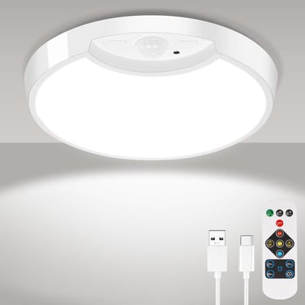 LED Plafondlamp met Bewegingssensor en 3 Kleurtemperaturen - Slimme Verlichting voor Elke Ruimte