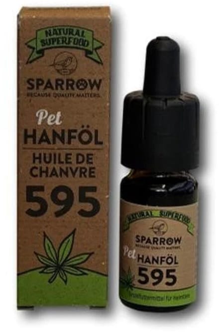 SPARROW honden en katten Pet Full Spectrum Hemp Oil With CBD 595 - 6 % cannabinoïden -10ml