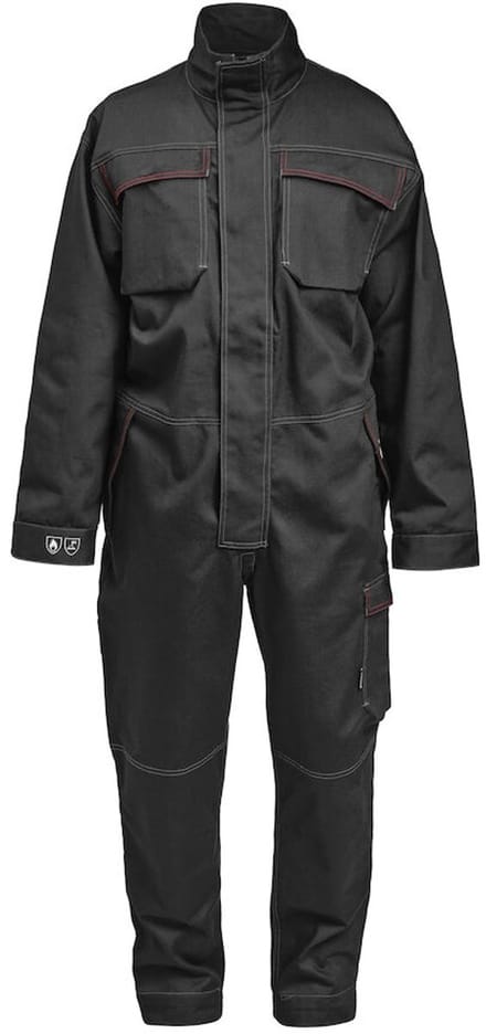 Jobman 4037 Overall Flame Retardant 65403714 - Zwart - L