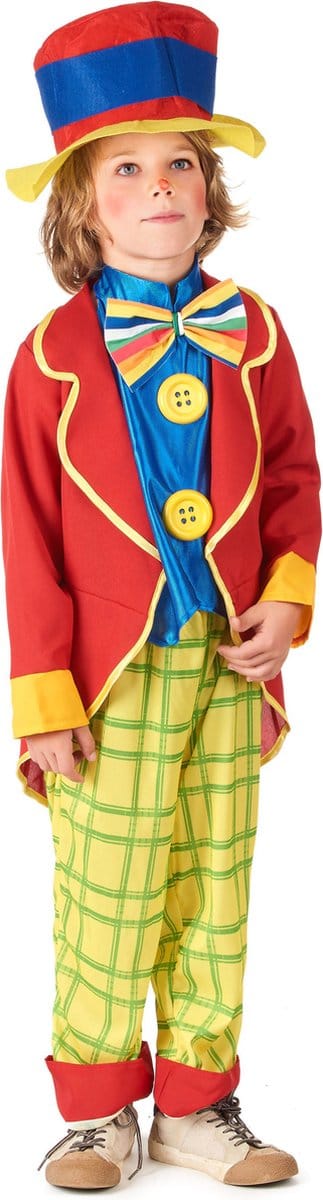 Vegaoo - Clown pak voor jongens Feestkleding