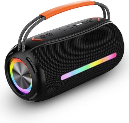 Draagbare Bluetooth Luidspreker - Draadloze Muziekbox - Feestjes en Reizen - IPX7 Waterdicht - 24x13x12 cm