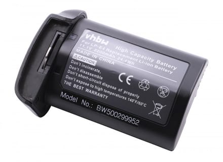 Camera accu compatibel met Canon LP-E4 / 2200 mAh