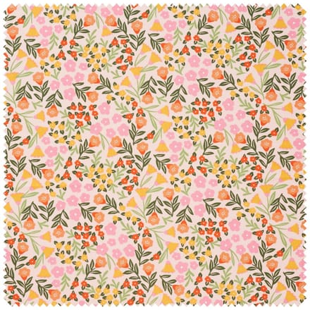 Katoenen stof "Flowers Colour Crush"
