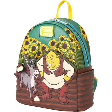 Dreamworks by Loungefly Mini Backpack Shrek & Donkey Sunflower Field