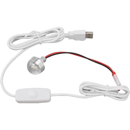 Mini LED Spotlight 5V USB-voeding Dimbare Spot Light voor Vitrine Sieradenkast Binnen gray