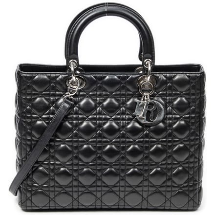 Large Lady Dior Zip  Schoudertas