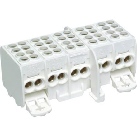 KH25C HAGER KH25C 5P wit aansluitblok Klem Meerdere kleuren 5-polig 80 A 1 stuk(s)