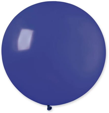 Topballon Latex - Blauw - 80 cm