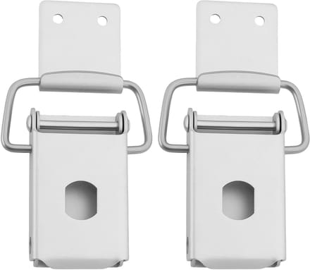 2 Stuks Aluminium Vergrendeling met Hefspanning voor Gereedschapskist en Opbergdozen