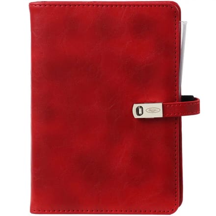 1111-16 Personal 6 Ringband Rood 1 week per 2 paginas 2026-2027-2028