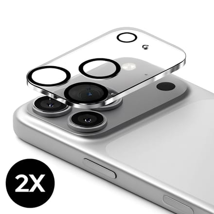 Camera Lens Protector geschikt voor Iphone 17 Pro Max - 2 stuks - Tempered Glass Screenprotector - Beschermglas - Camerabeschermer