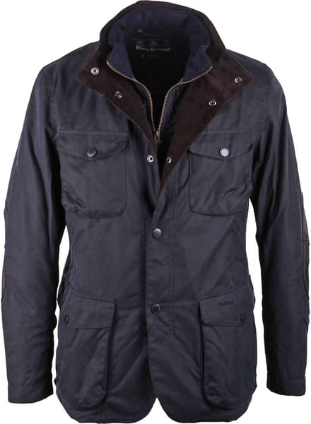 Barbour Waxjas Ogston Donkerblauw - Maat M - Heren - Winterjassen