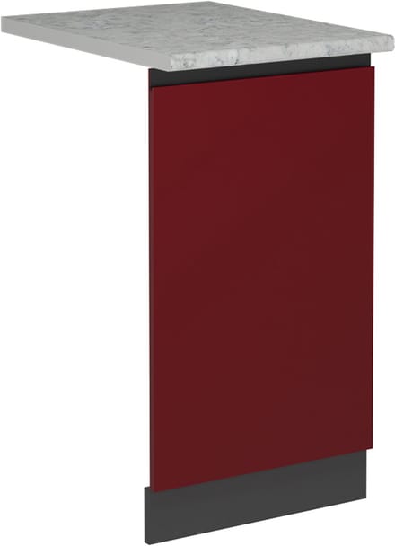 Vicco R-Line Vaatwasserfrontpaneel – 45 cm, WB Marmer Rood
