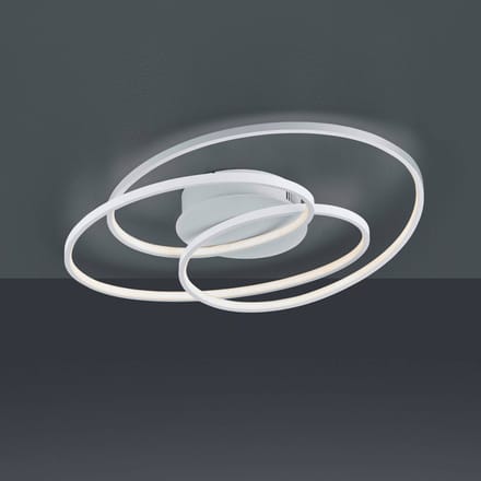 Trio Lighting LED plafondlamp Gale, 60 cm, mat wit