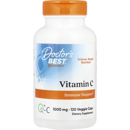 Doctor's Best, Vitamine C met Q-C, 1.000 mg, 120 Vegetarische Capsules