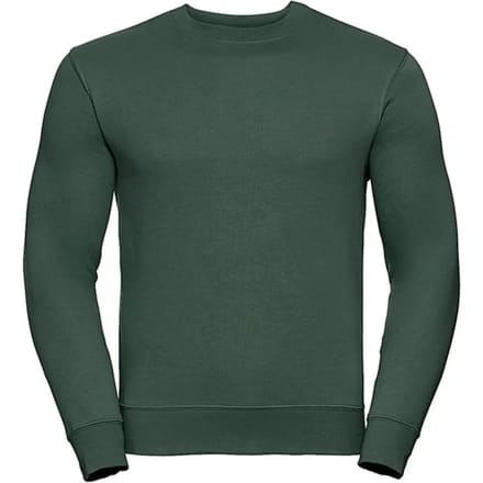 Authentic Crew Neck Sweater 'Russell' Bottle Green - L