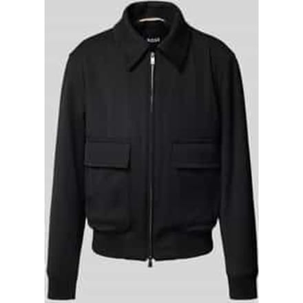 Regular fit bomberjack met wol, model 'CHARLY'