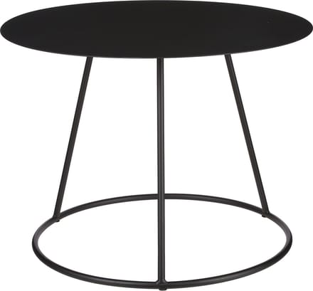 Mica Decorations Mita Salontafel - H44,5 x Ø60 cm - Metaal - Zwart