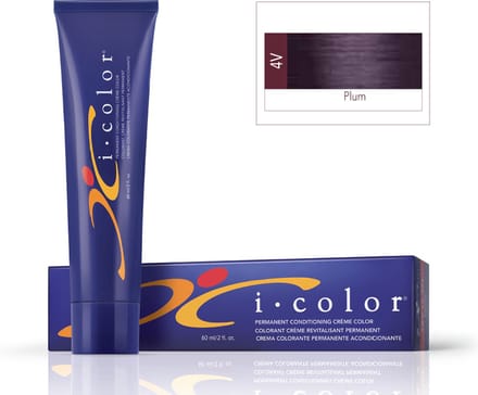 ISO i color Permanent Conditioning Crème Color 60ml 4V (4.7)Plum
