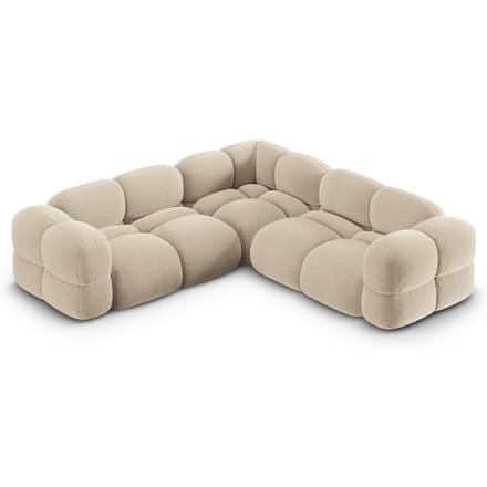 Hoekbank Loretto symmetrisch velvet | Cosmopolitan Design