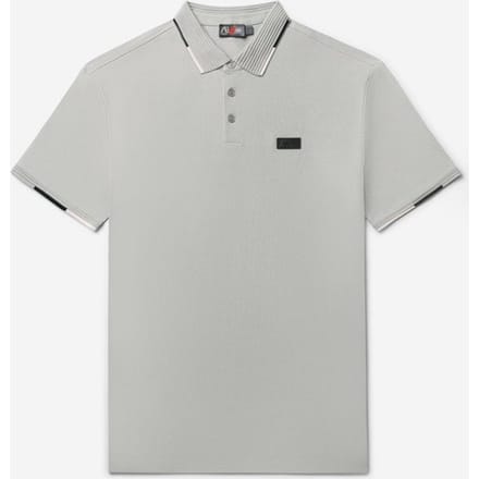 AB Lifestyle - Driekleurige Polo | Alloy - Heren - Maat: XS
